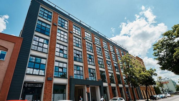 W designerskich wnętrzach Starej Drukarni przy ul. Gdańskiej 130 powstaną elastyczne biura. , fot. Sebastian Glapiński / UMŁ 
