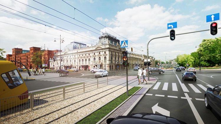 Na ul. Zachodniej powstaną nowe chodniki, bezpieczne przejścia dla pieszych i przejazd rowerowy (wizualizacja)   