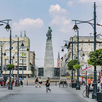 Plac Wolności w Łodzi , fot. z arch. UMŁ 